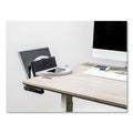 deflecto Standing Desk File Organizer, 2 Sections, Letter Size, 12 x 9.69 x 7.11, Gray