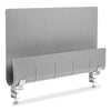 deflecto Oasis Privacy Panel, 24 x 2.7 x 16.36, Gray