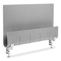 deflecto Oasis Privacy Panel, 24 x 2.7 x 16.36, Gray