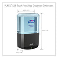 PURELL ES8 Soap Touch-Free Dispenser, 1,200 mL, 5.25 x 8.8 x 12.13, Graphite