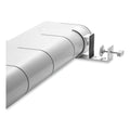 deflecto Oasis Privacy Panel, 24 x 2.7 x 16.36, Gray