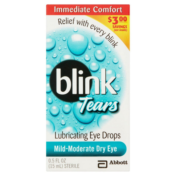 Blink Tears Lubricating Eye Drops for Mild-to-Moderate Dry Eye Relief, 0.5 fl oz by Pasteur Pharmacy