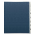 Universal Expanding Desk File, 20 Dividers, Alpha Index, Letter Size, Blue Cover