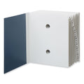 Universal Expanding Desk File, 20 Dividers, Alpha Index, Letter Size, Blue Cover