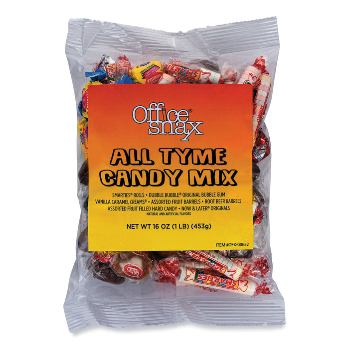 Office Snax Candy Assortments, All Tyme Candy Mix, 1 lb Bag