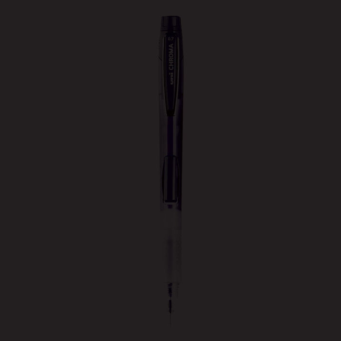 uniball Chroma Mechanical Pencil, 0.7 mm, HB (#2), Black Lead, Cobalt Barrel, Dozen