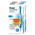 Pentel Champ Mechanical Pencil, 0.7 mm, HB (#2.5), Black Lead, Blue Barrel, 24/Pack