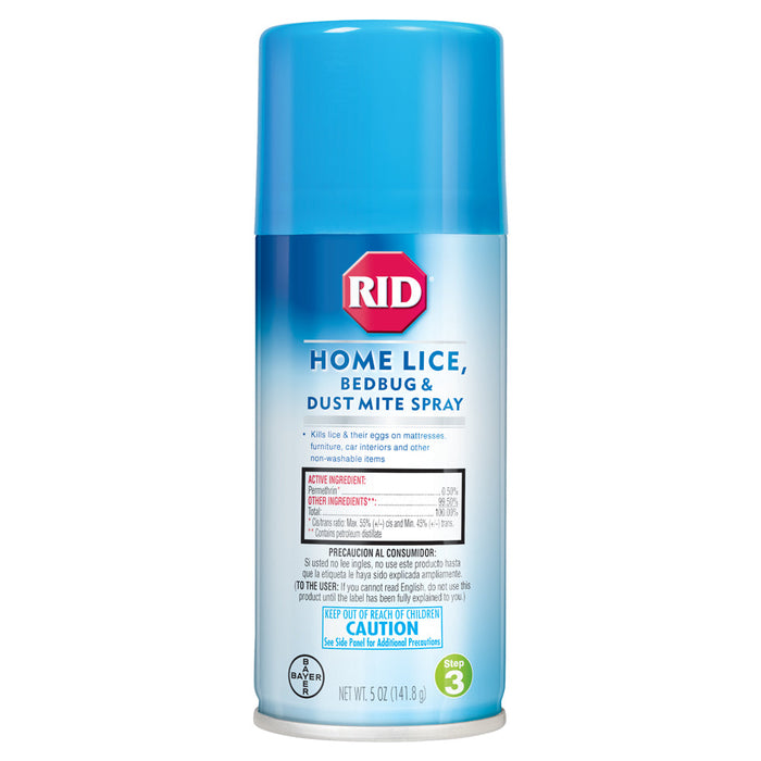 RID Home Lice, Bedbug & Dust Mite Spray, Step 3 5 Oz by Pasteur Pharmacy
