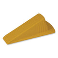 Master Caster Giant Foot Doorstop, No-Slip Rubber Wedge, 3.5w x 6.75d x 2h, Safety Yellow