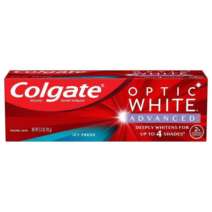 Colgate Optic White Advanced Whitening Toothpaste - Icy Fresh - 3 oz by Pasteur Pharmacy