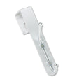 Safco Over-The-Panel Double-Garment Hook, Satin Aluminum/Chrome