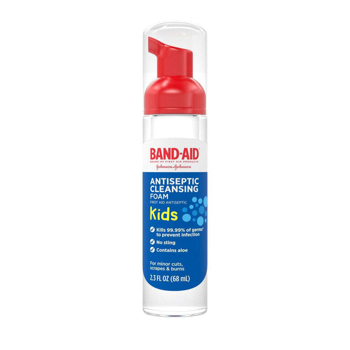 Band-Aid First Antiseptic Cleansing Foam For Kids - 2.3 Oz by Pasteur Pharmacy