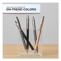 Paper Mate Advanced Mechanical Pencils, 0.7 mm, HB (#2), Black Lead, Gun Metal Gray; Rose Gold Barrel, 2/Pack