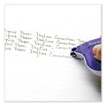 Paper Mate DryLine Correction Tape, Non-Refillable, Green/Purple Applicators, 0.17" x 472", 2/Pack