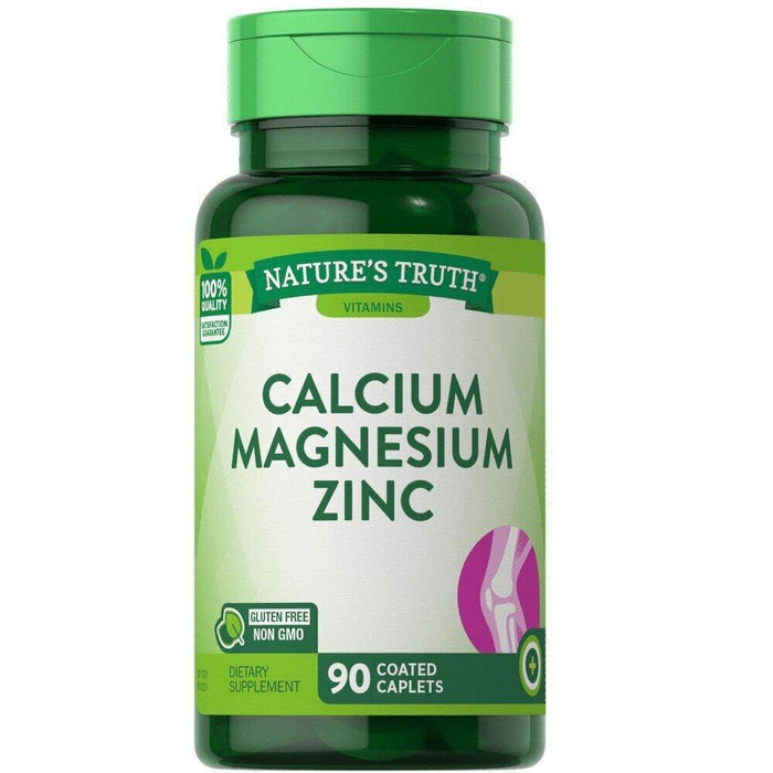 Nature's Truth Calcium Magnesium Zinc, Coated Caplets by Pasteur Pharmacy