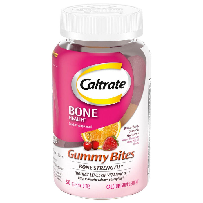 Caltrate Bone Health 500Mg Gummy Bites 50Ct by Pasteur Pharmacy