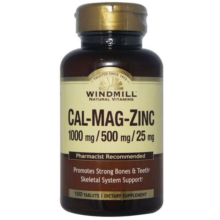 Windmill Calcium, Magnesium And Zinc, Tablets by Pasteur Pharmacy