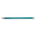 Prismacolor Turquoise Drawing Pencil, 2 mm, 4B, Black Lead, Turquoise Barrel, Dozen