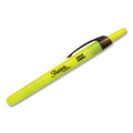 Sharpie Retractable Highlighters, Fluorescent Yellow Ink, Chisel Tip, Yellow/Black Barrel, Dozen