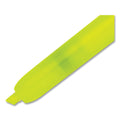 Sharpie Retractable Highlighters, Fluorescent Yellow Ink, Chisel Tip, Yellow/Black Barrel, Dozen