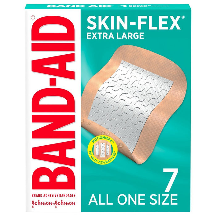Band-Aid Skin Flex Adhesive Bandages Extra Large 7Ea by Pasteur Pharmacy