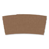 Boardwalk Cup Sleeves, Fits 10 oz to 20 oz Hot Cups, Kraft, 1,200/Carton