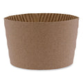 Boardwalk Cup Sleeves, Fits 10 oz to 20 oz Hot Cups, Kraft, 1,200/Carton