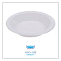 Boardwalk Hi-Impact Plastic Dinnerware, Bowl, 10 to 12 oz, White, 1,000/Carton