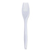 Boardwalk Mediumweight Wrapped Polypropylene Cutlery, Fork, White, 1000/Carton