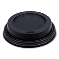 Boardwalk Hot Cup Lids, Fits 8 oz Hot Cups, Black, 1,000/Carton