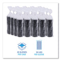 Boardwalk Hot Cup Lids, Fits 8 oz Hot Cups, Black, 1,000/Carton