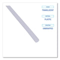 Boardwalk Jumbo Straws, 7.75", Plastic, Translucent, Unwrapped, 250/Pack, 50 Packs/Carton