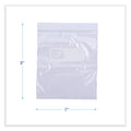 Boardwalk Reclosable Food Storage Bags, 1 qt, 1.75 mil, 7" x 8", Clear, 500/Box
