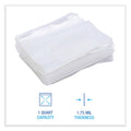 Boardwalk Reclosable Food Storage Bags, 1 qt, 1.75 mil, 7" x 8", Clear, 500/Box