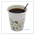 Boardwalk Single-Tube Stir-Straws, 5.25", Polypropylene, Black, 1,000/Pack, 10 Packs/Carton