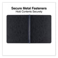 Universal Pressboard Report Cover, Two-Piece Prong Fastener, 3" Capacity, 8.5 x 11, Black/Black