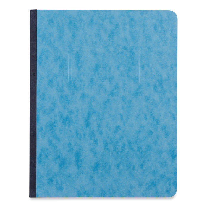 Universal Pressboard Report Cover, Two-Piece Prong Fastener, 3" Capacity, 8.5 x 11, Light Blue/Light Blue