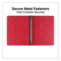 Universal Pressboard Report Cover, Two-Piece Prong Fastener, 3" Capacity, 8.5 x 11, Executive Red/Executive Red