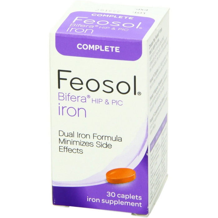 Feosol Complete Iron Supplement Caplets 30ct by Pasteur Pharmacy