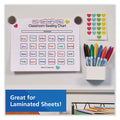 EXPO Vis-a-Vis Wet Erase Marker, Fine Bullet Tip, Assorted, Dozen