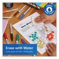 EXPO Vis-a-Vis Wet Erase Marker, Fine Bullet Tip, Assorted, Dozen