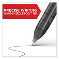 Sharpie Professional Design Roller Ball Pen, Stick, Fine 0.5 mm, Red Ink, Black Barrel, Dozen
