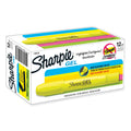 Sharpie Gel Highlighters, Fluorescent Yellow Ink, Bullet Tip, Yellow Barrel