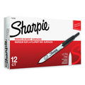 Sharpie Retractable Permanent Marker, Extra-Fine Needle Tip, Black