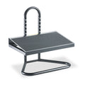 Safco Task Master Adjustable Height Footrest, 20w x 12d x 5.5 to 15h, Black