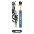 Zebra Refill for Zebra JK G-301 Gel Rollerball Pens, Medium Conical Tip, Blue Ink, 2/Pack