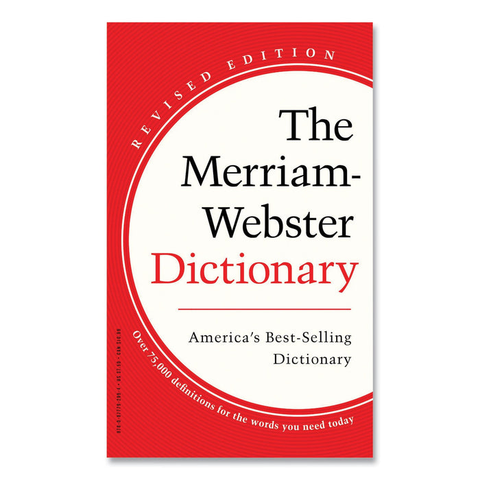 Merriam Webster The Merriam-Webster Dictionary, Revised Edition, Paperback, 960 Pages