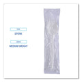 Boardwalk Mediumweight Wrapped Polypropylene Cutlery, Spork, White, 1,000/Carton