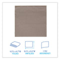 Boardwalk Beverage Napkins, 1-Ply, 9.5" x 9.5", Kraft, 500/Pack, 8 Packs/Carton