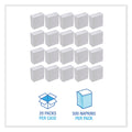 Boardwalk Tallfold Dispenser Napkin, 12" x 7", White, 500/Pack, 20 Packs/Carton